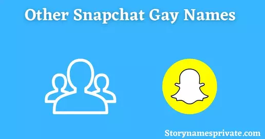 gay Snapchat Names 